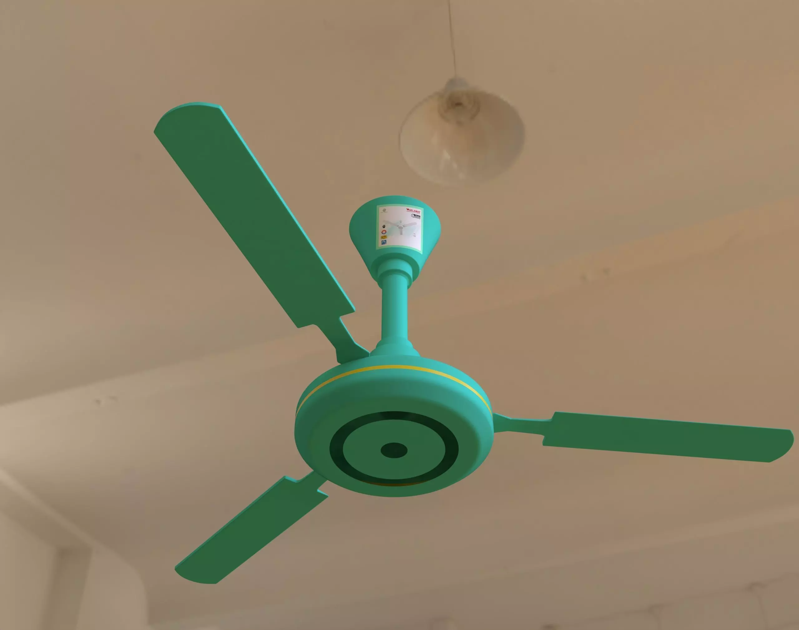 Ceilling Fan Free 3D model_0