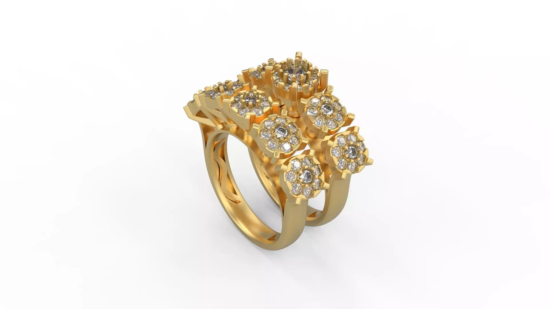 Cocktail Ring 054 3D print model
