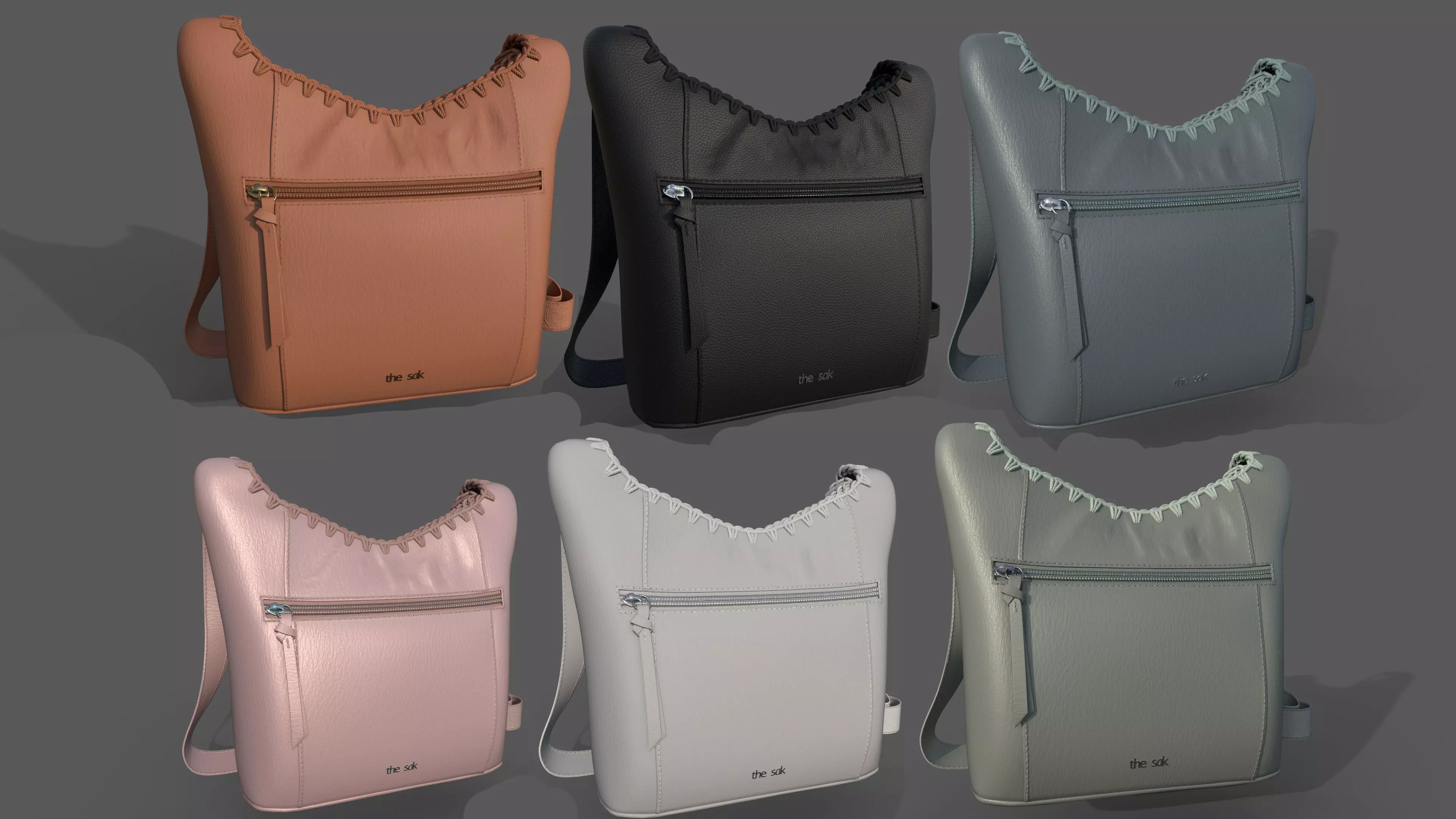 bag 2 tan leather backpack Free low-poly 3D model