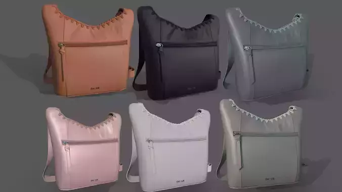 bag 2 tan leather backpack