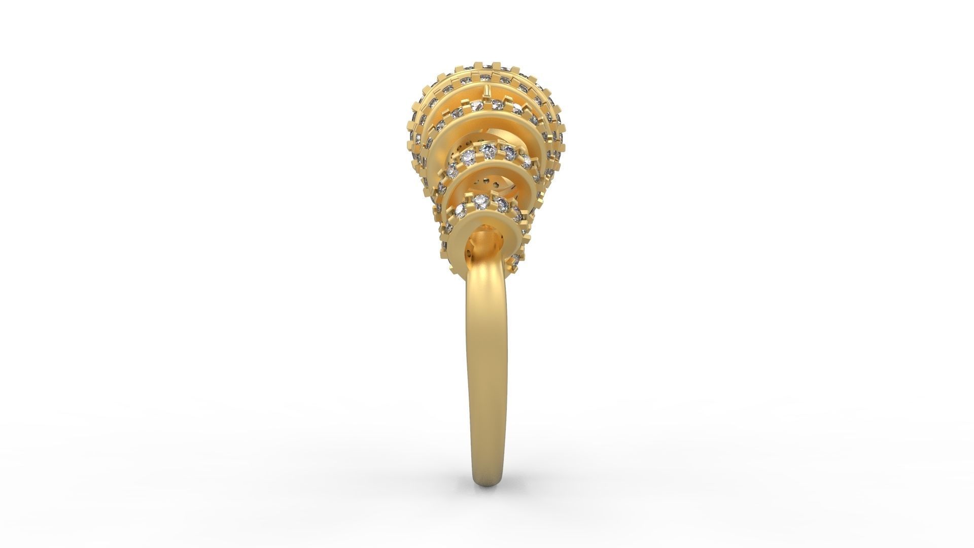 Cocktail Ring 056 3D print model_3