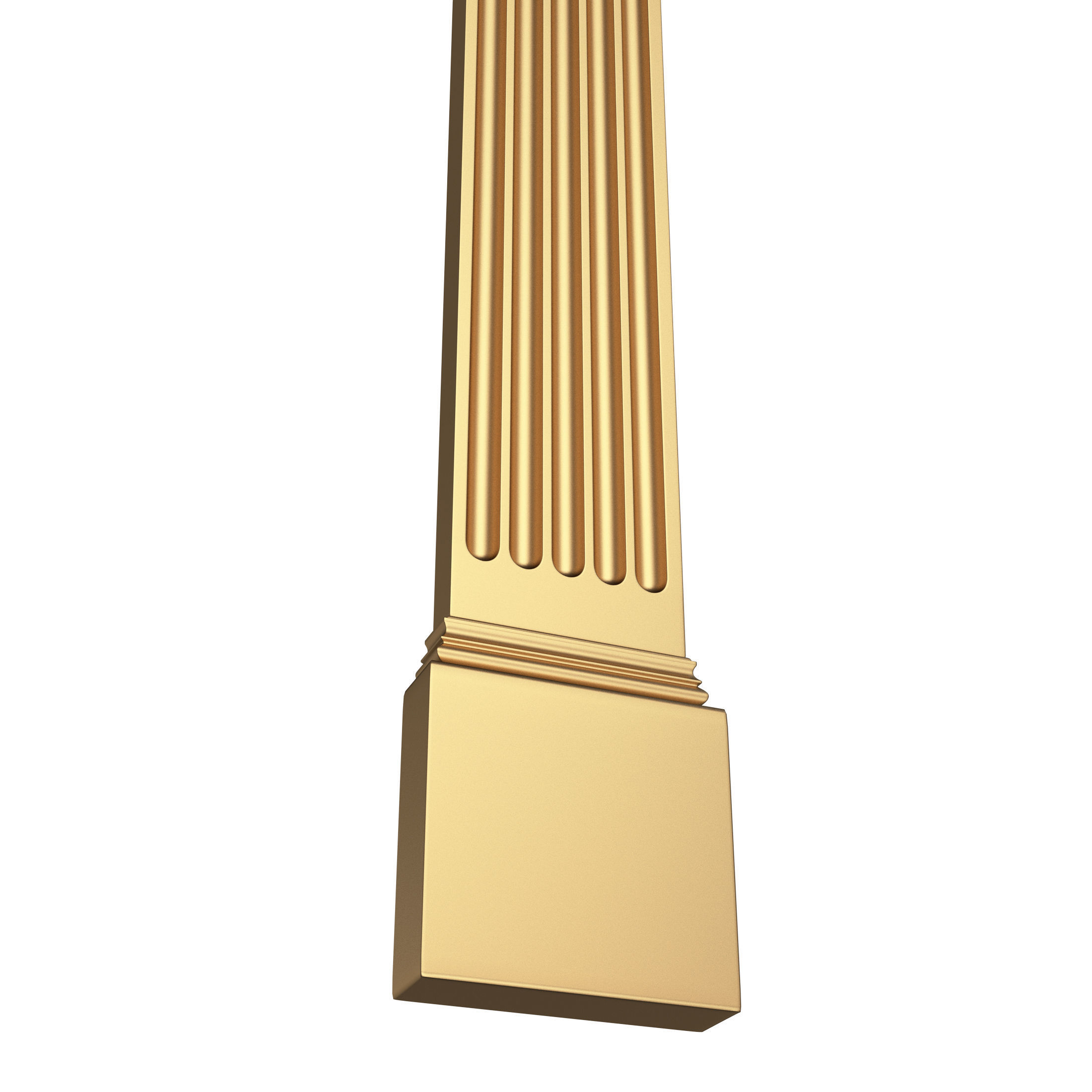 Column Capital 0303 Low-poly 3D model_3