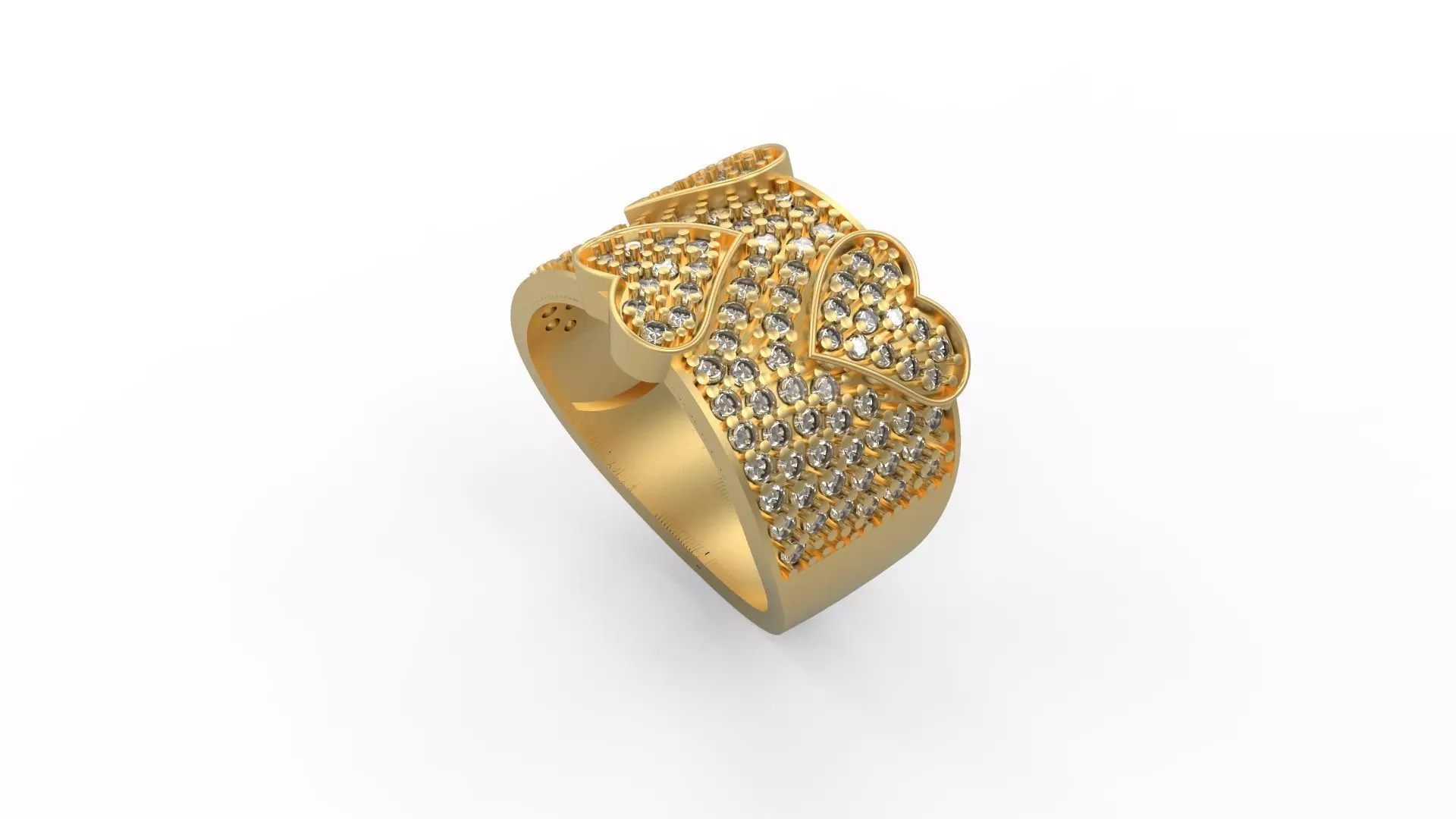 Cocktail Ring 061 3D print model