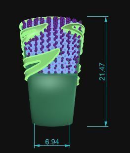 Cocktail Ring 064 3D print model_9