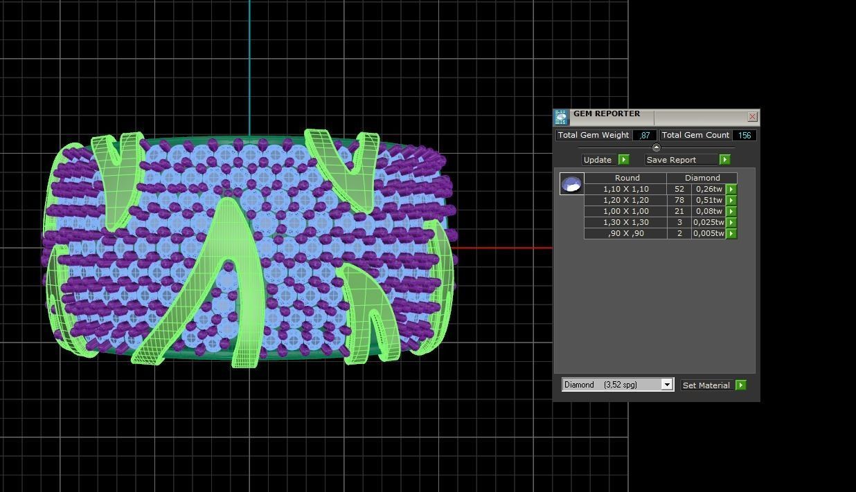 Cocktail Ring 064 3D print model_11