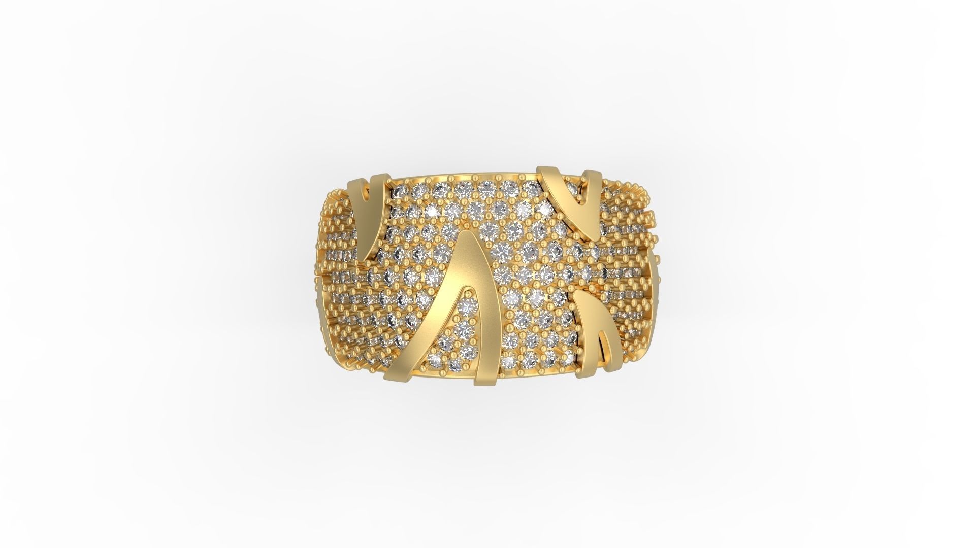 Cocktail Ring 064 3D print model_4