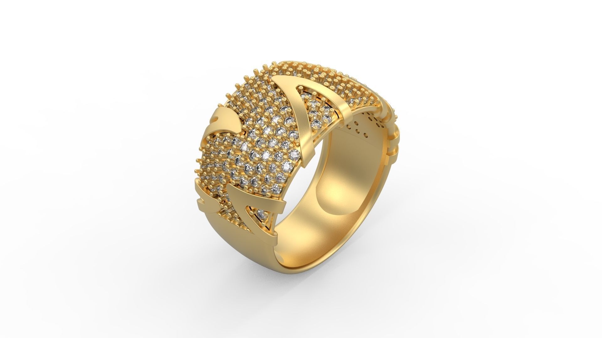 Cocktail Ring 064 3D print model_1