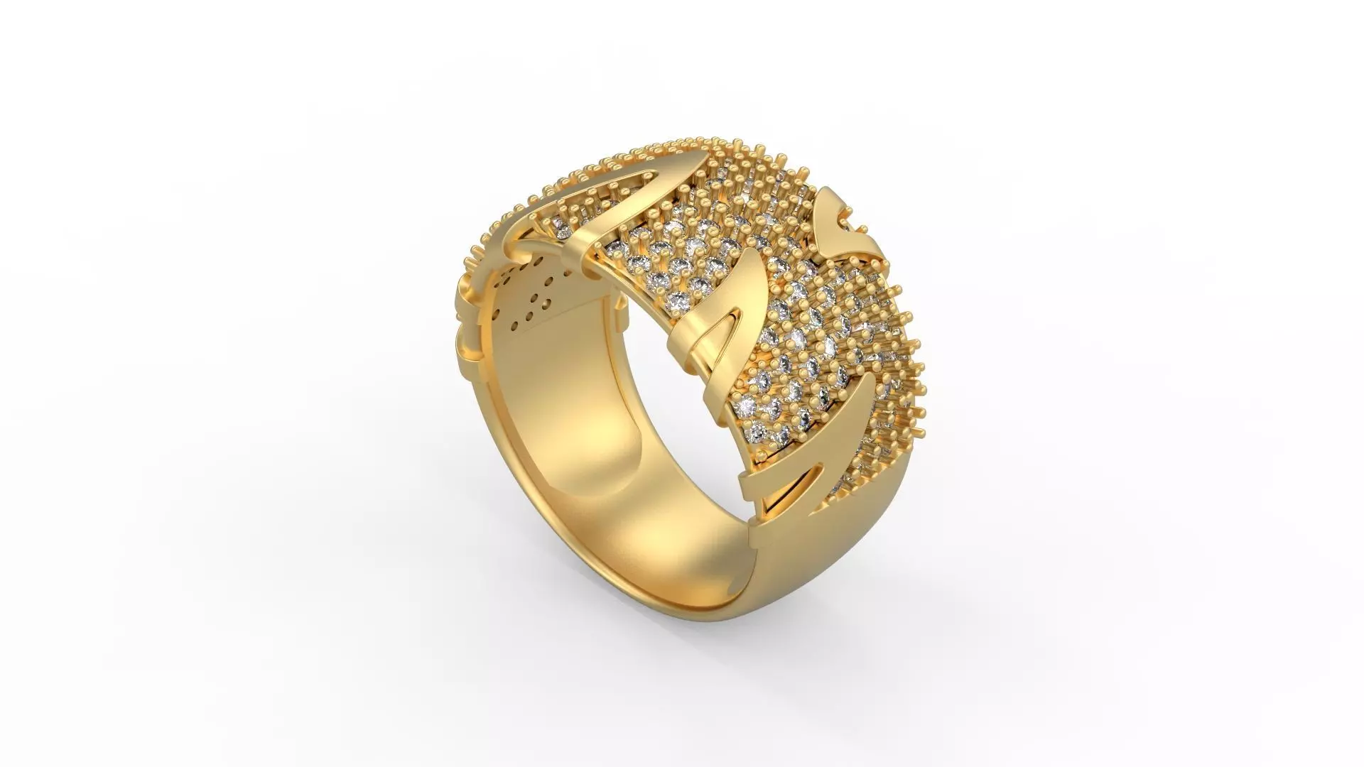 Cocktail Ring 064 3D print model_0