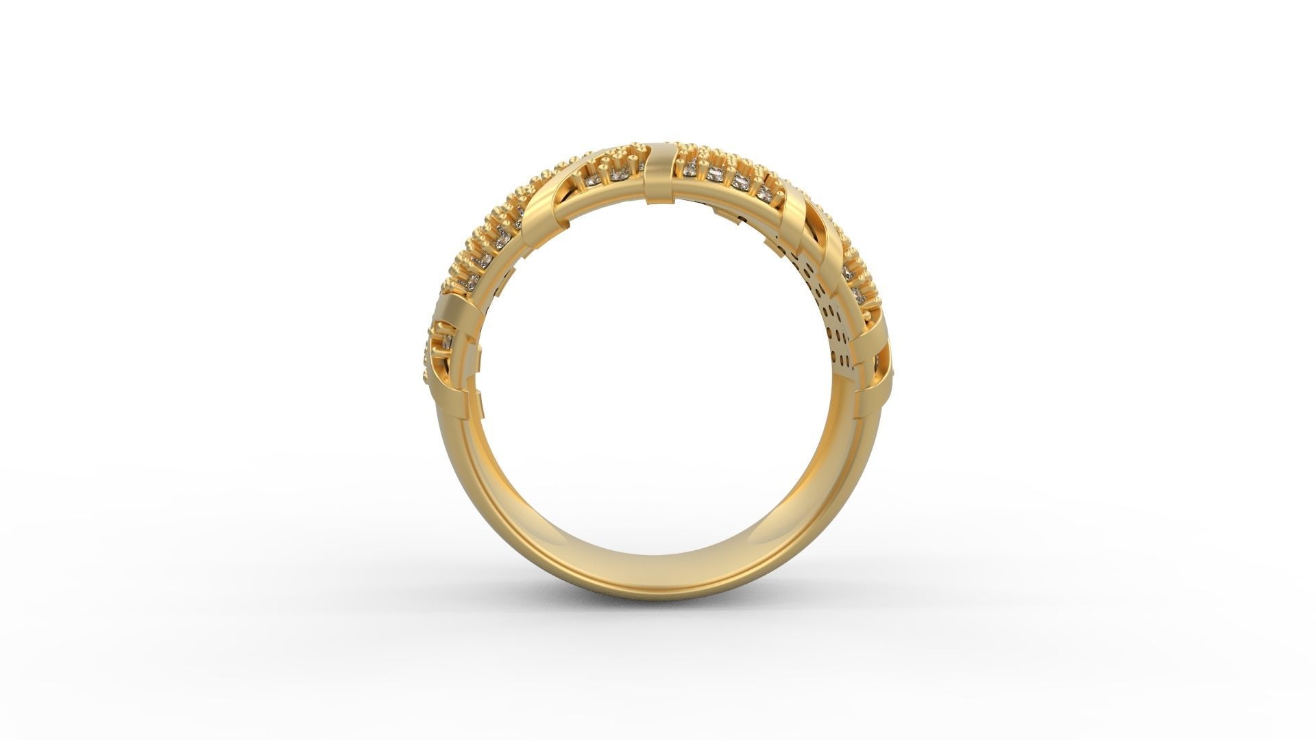 Cocktail Ring 064 3D print model_2