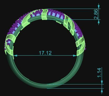 Cocktail Ring 064 3D print model_8