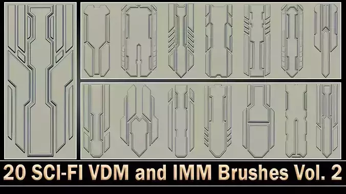 20 SCI-FI VDM and IMM Brushes Vol 2