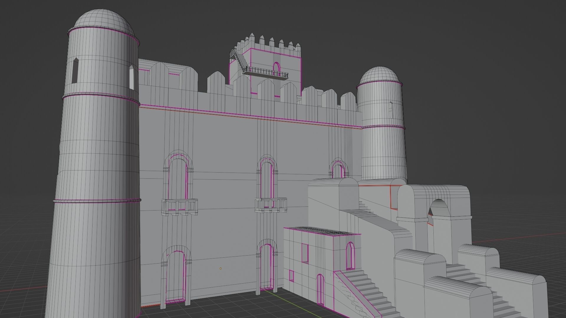 Gonder Fasiledes Fortress 3D model_7