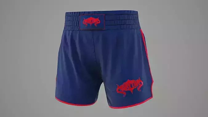 MMA Shorts PBR game ready