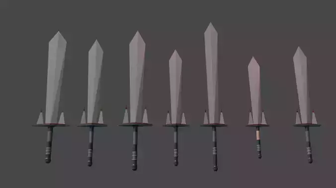 7 Siblings Warrior sword 
