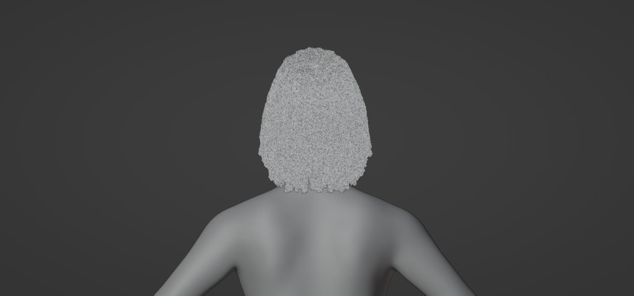 Dreadlocks African Hair 3D model_9