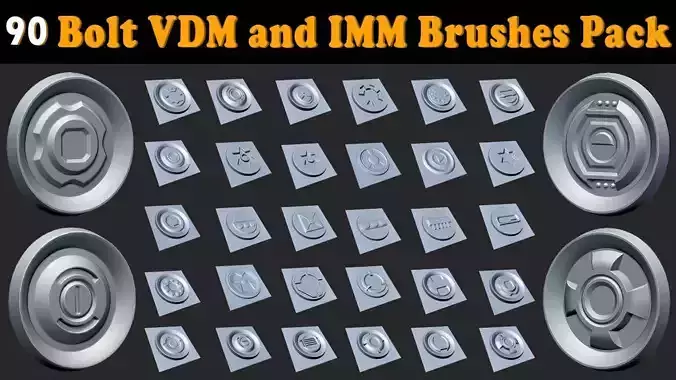 90 Bolt VDM and IMM Brushes Pack