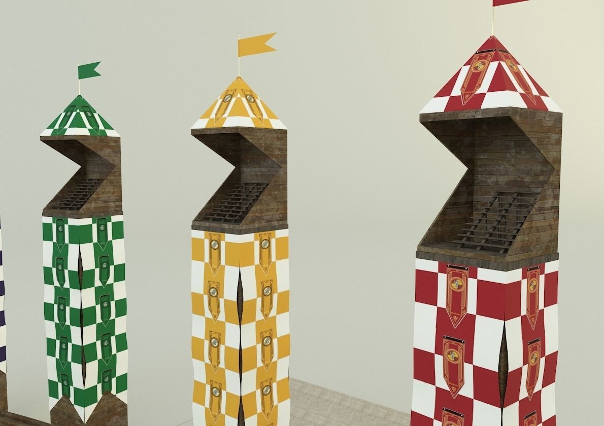 quidditch stadium 3d model 3D model_20