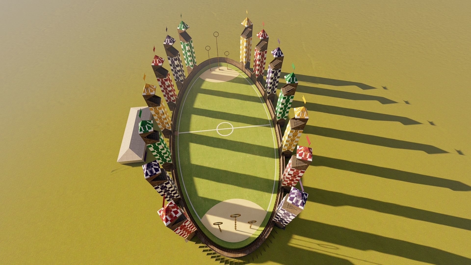 quidditch stadium 3d model 3D model_15