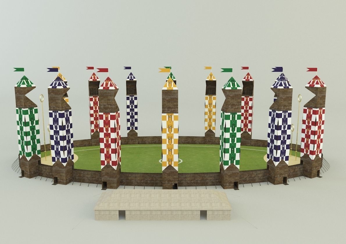 quidditch stadium 3d model 3D model_21
