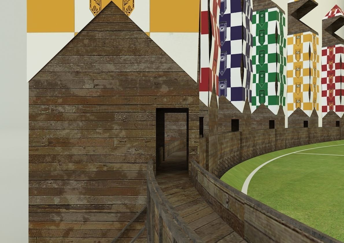 quidditch stadium 3d model 3D model_5