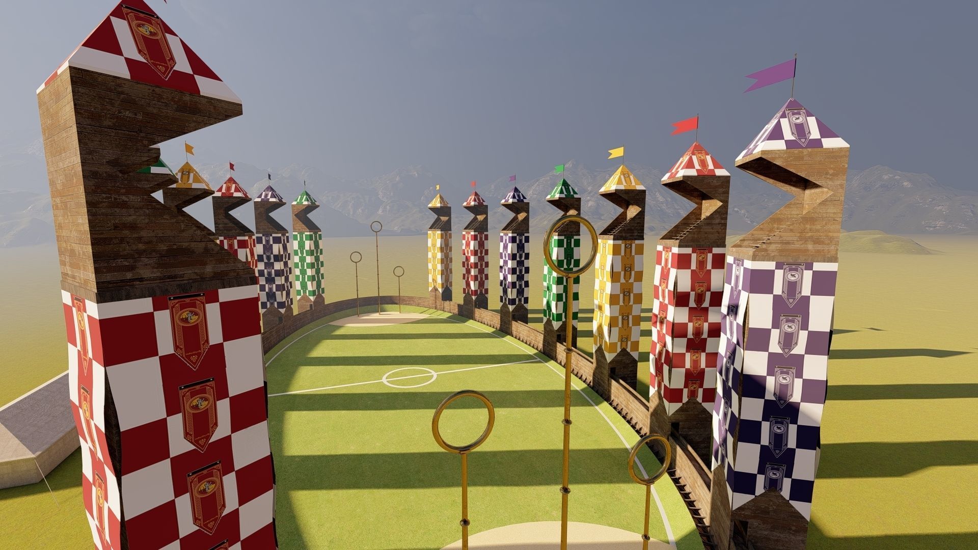 quidditch stadium 3d model 3D model_12
