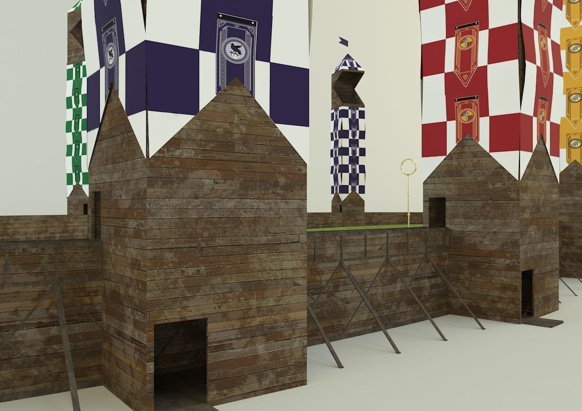 quidditch stadium 3d model 3D model_4