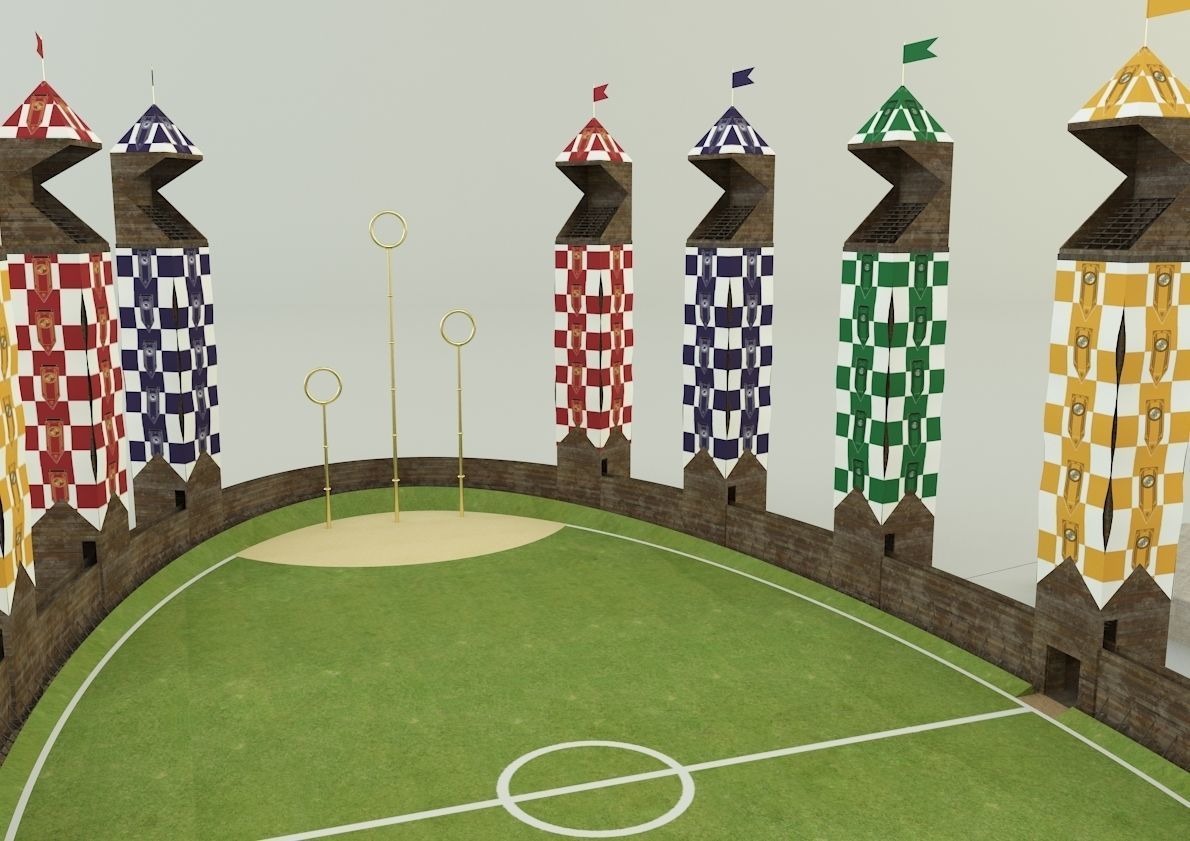 quidditch stadium 3d model 3D model_2