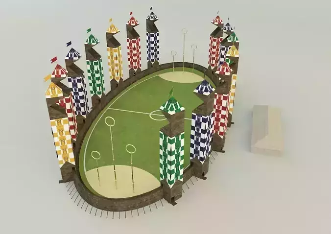 quidditch stadium 3d model