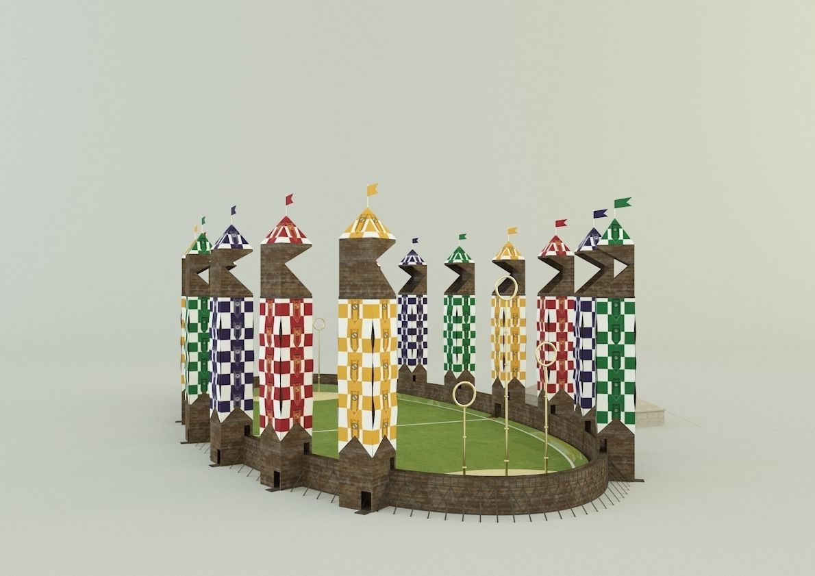quidditch stadium 3d model 3D model_1