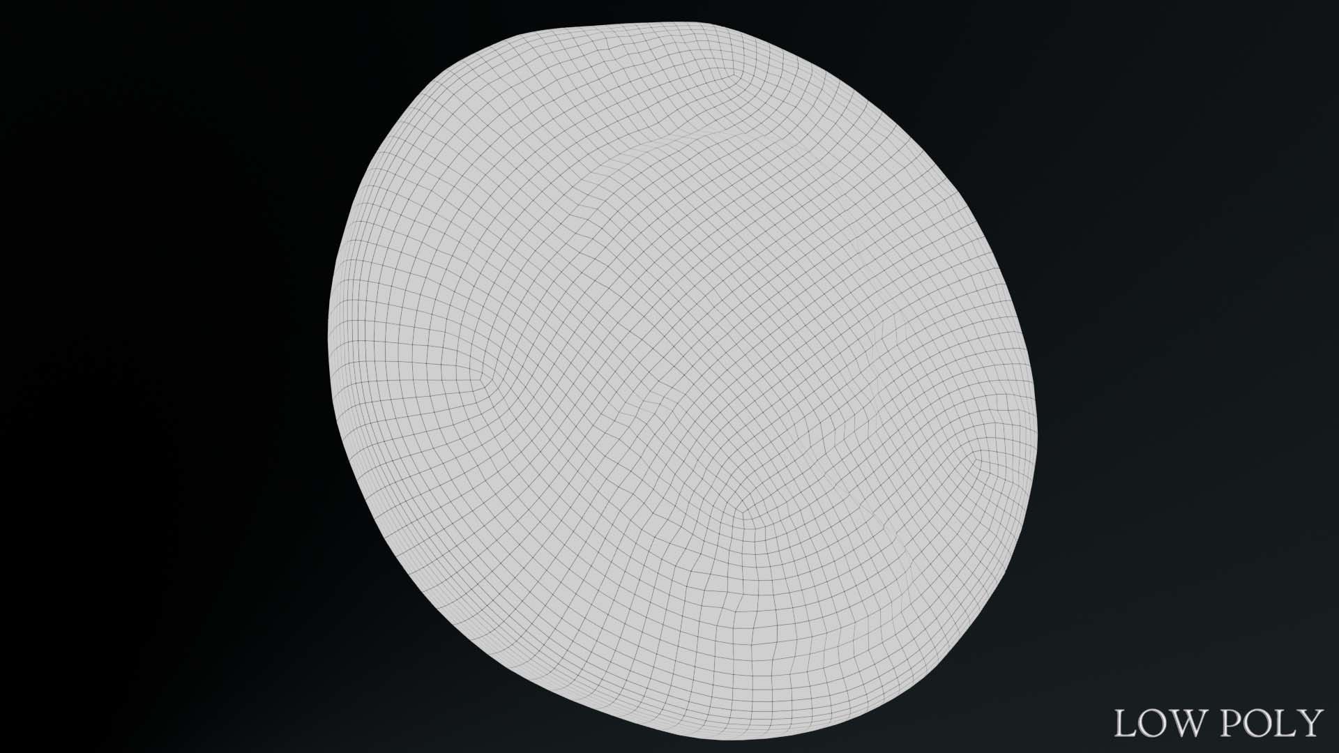 Lykaonia Coin 1 Low-poly 3D model_34