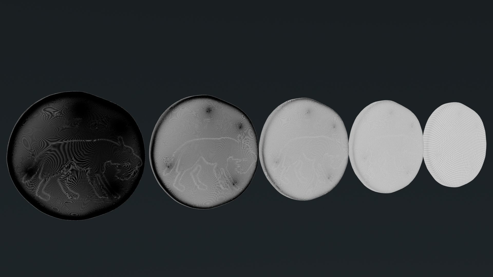 Lykaonia Coin 1 Low-poly 3D model_89