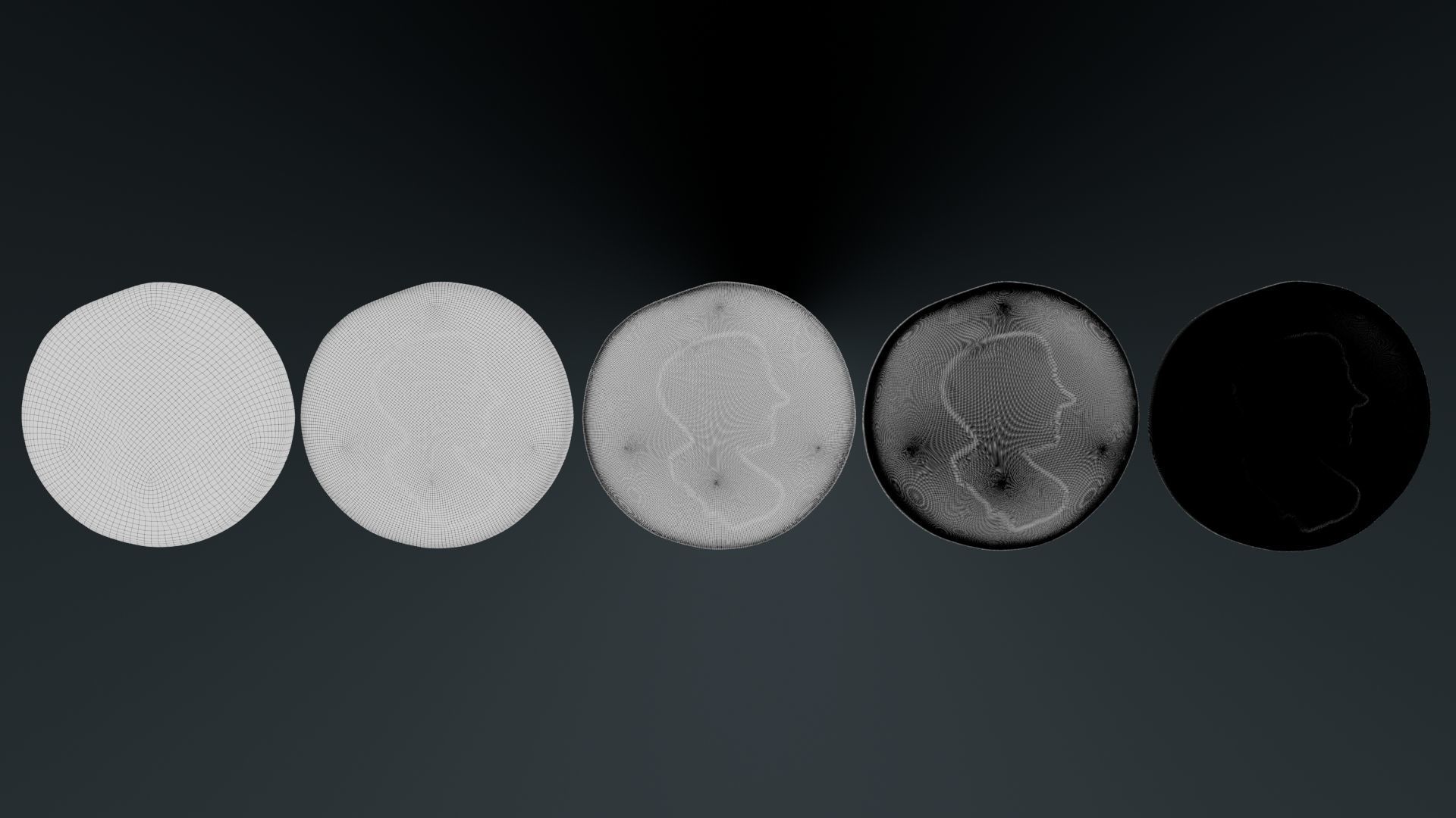 Lykaonia Coin 1 Low-poly 3D model_85