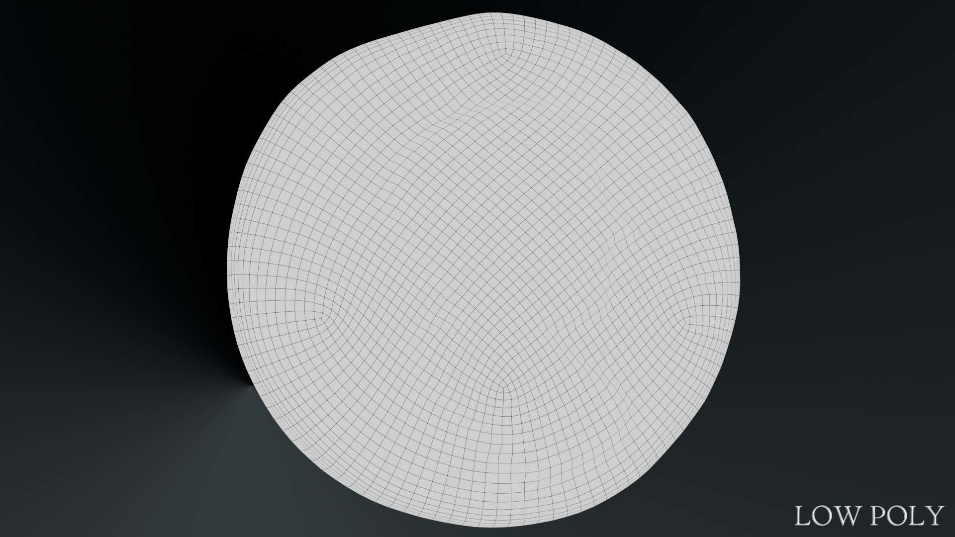 Lykaonia Coin 1 Low-poly 3D model_40