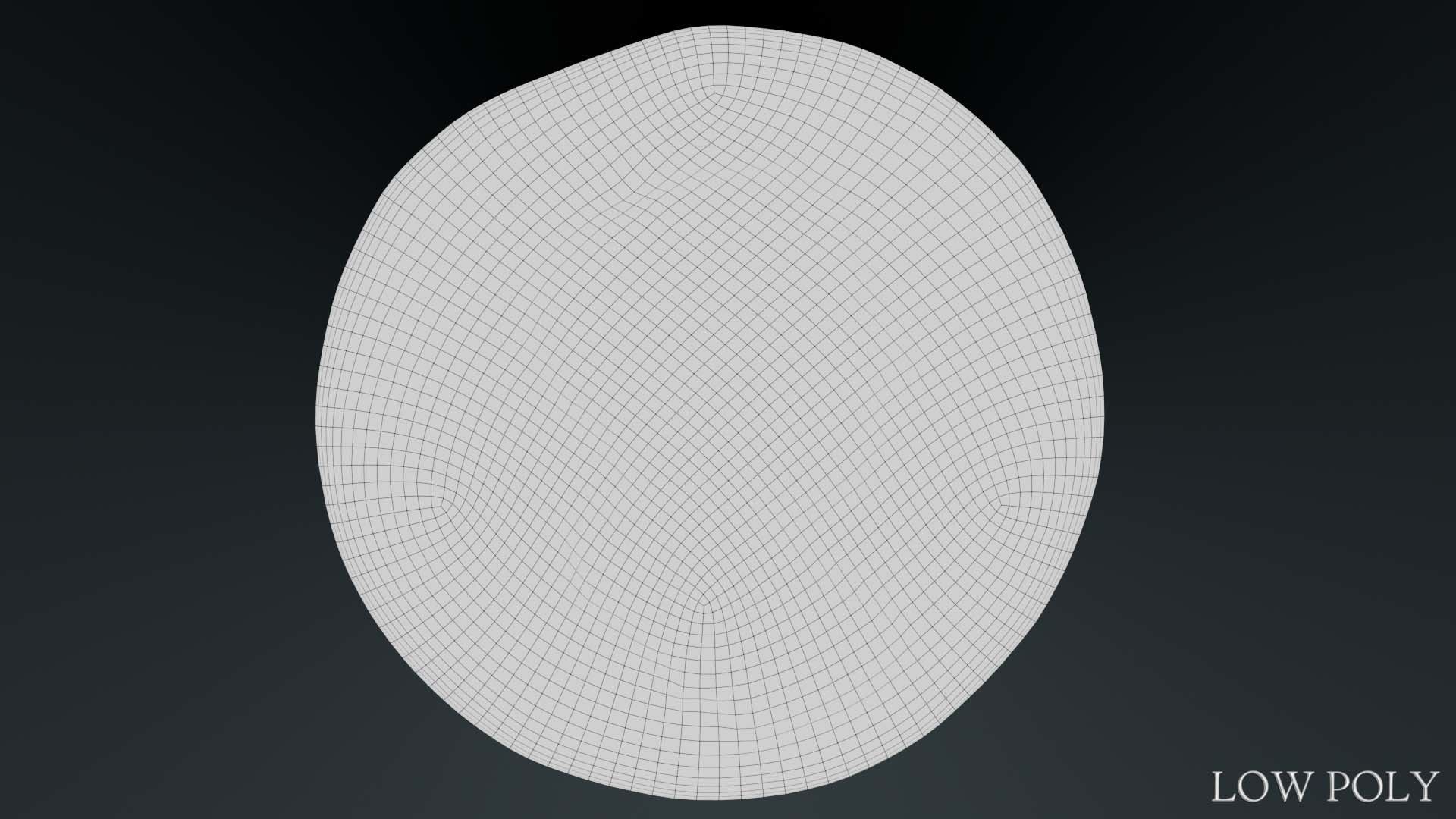 Lykaonia Coin 1 Low-poly 3D model_16