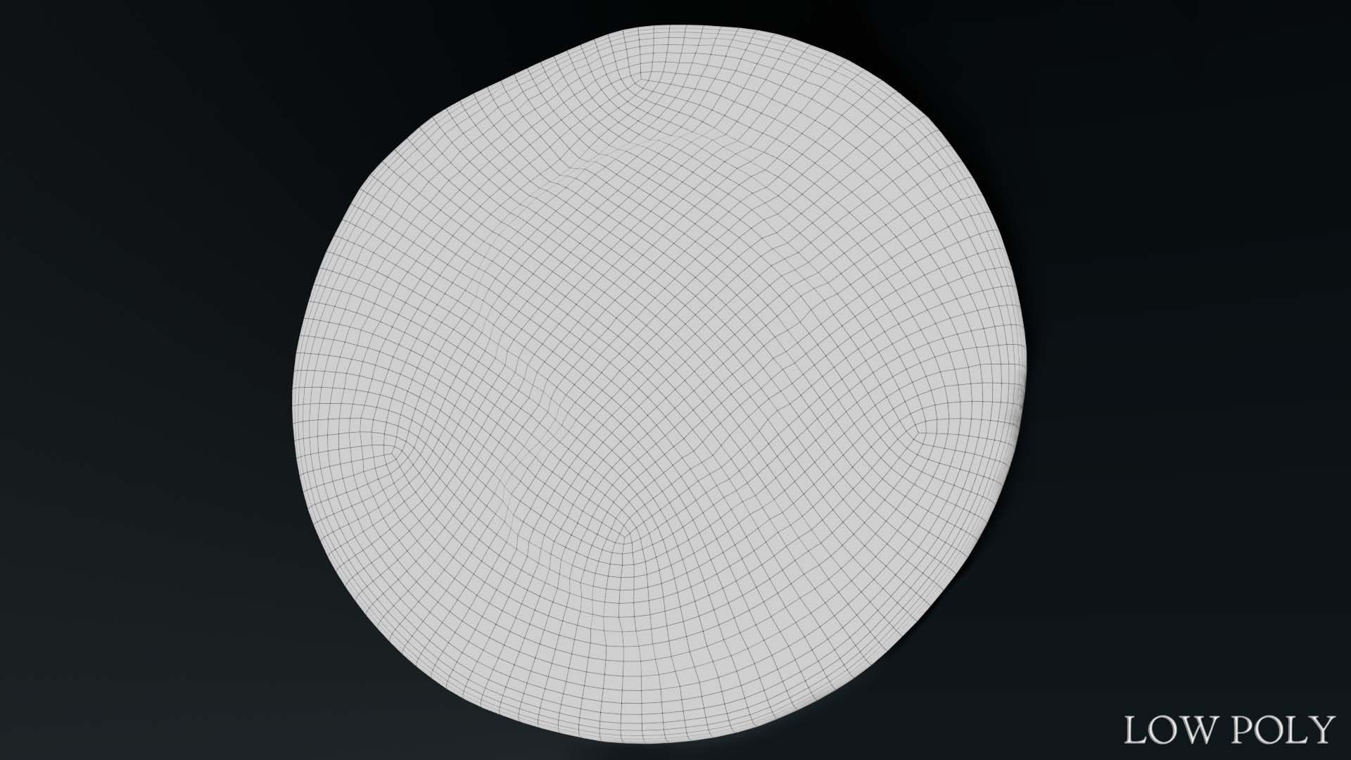 Lykaonia Coin 1 Low-poly 3D model_20