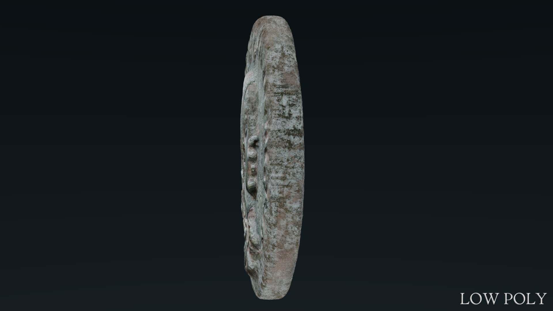 Lykaonia Coin 1 Low-poly 3D model_23