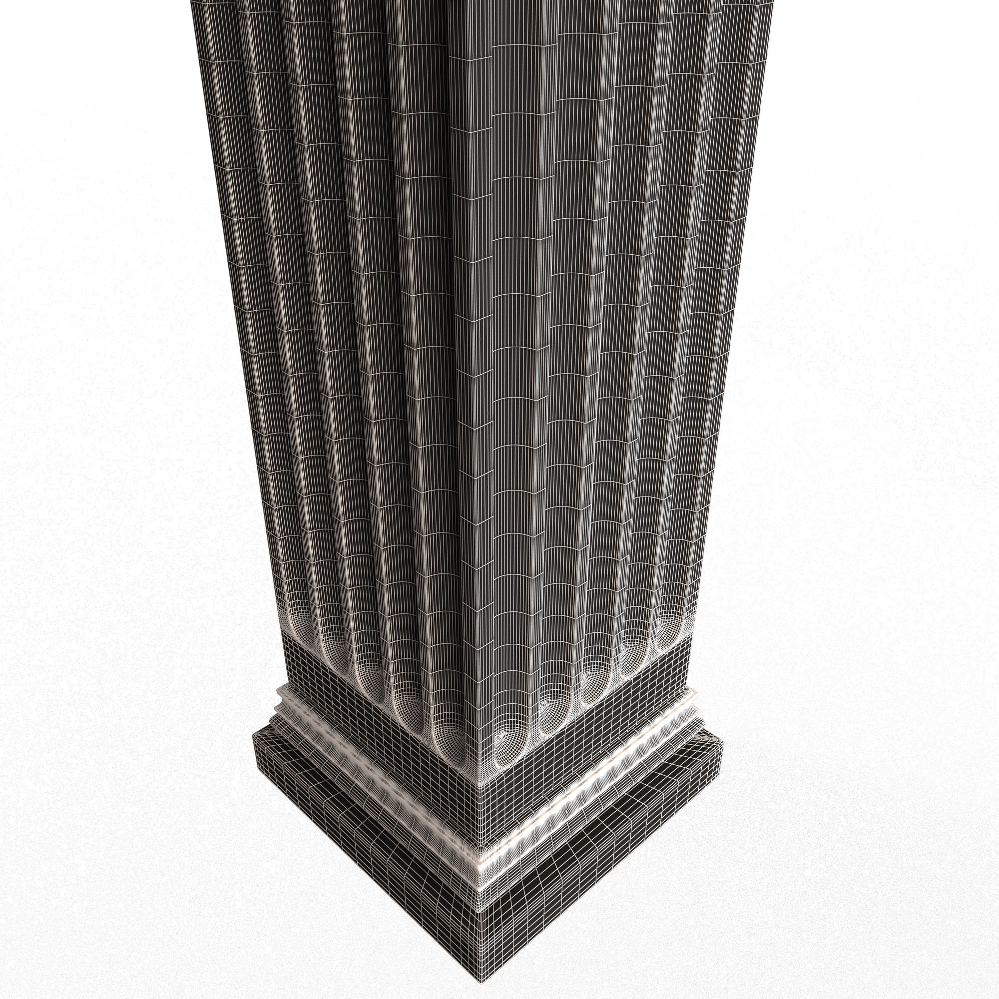 Column Capital 0402 Low-poly 3D model_9