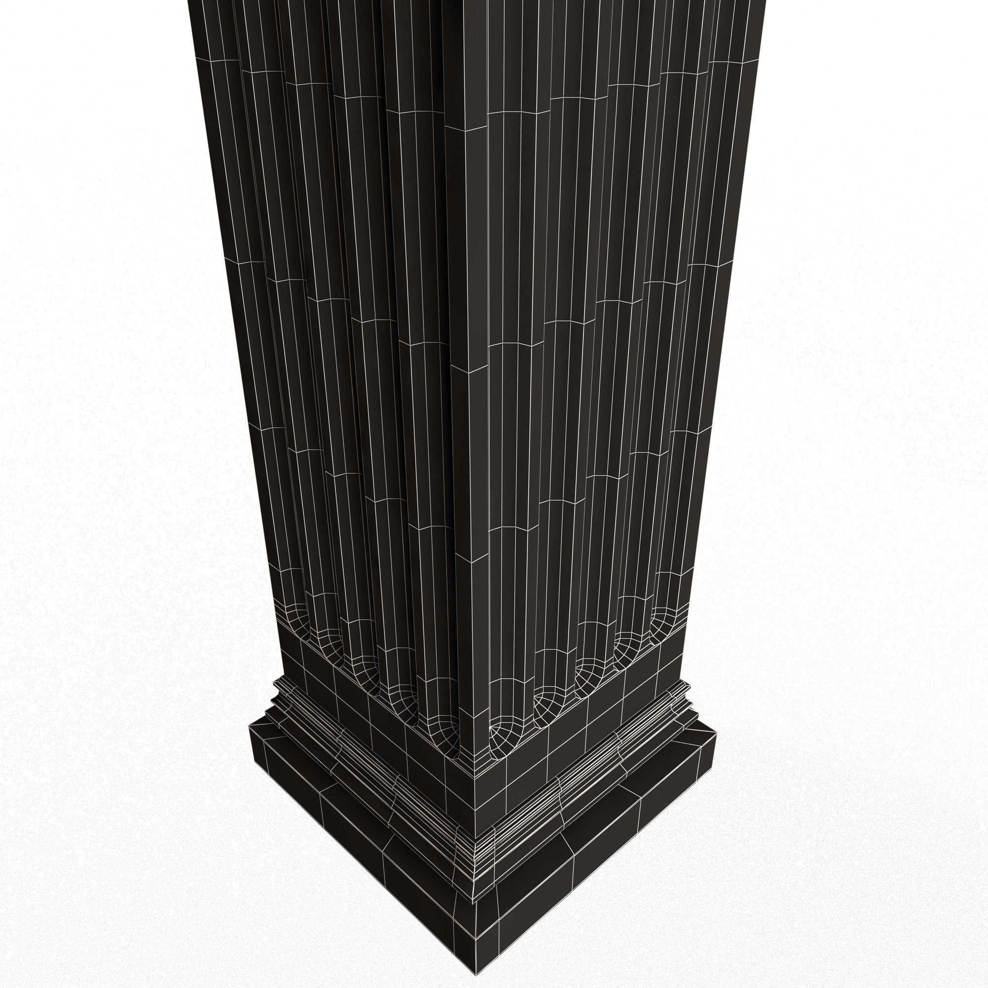 Column Capital 0402 Low-poly 3D model_15