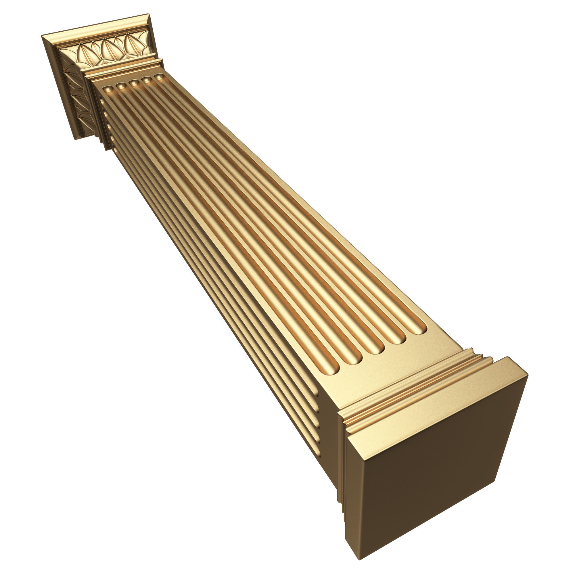 Column Capital 0402 Low-poly 3D model_5