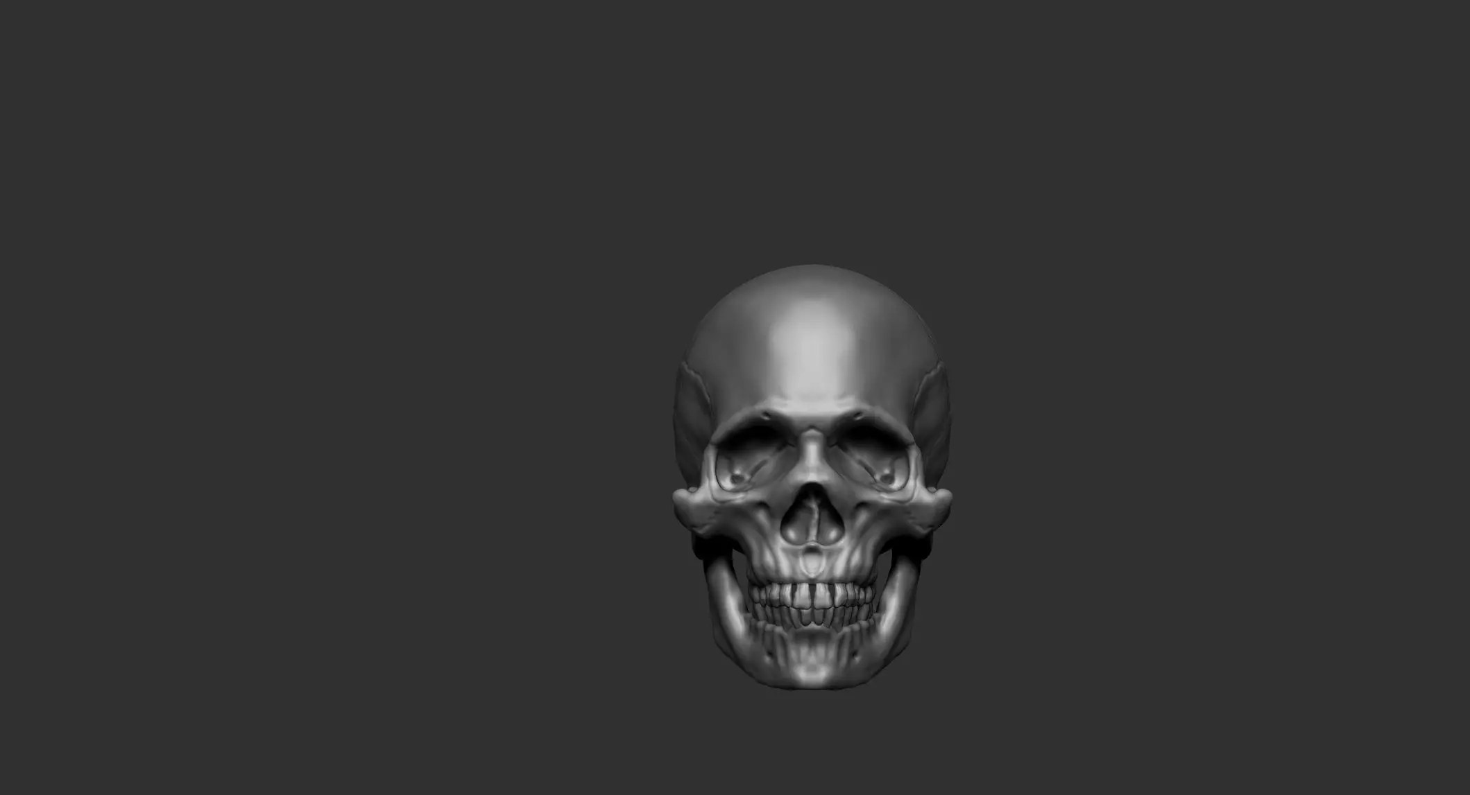skull 3D model Free low-poly 3D model_0
