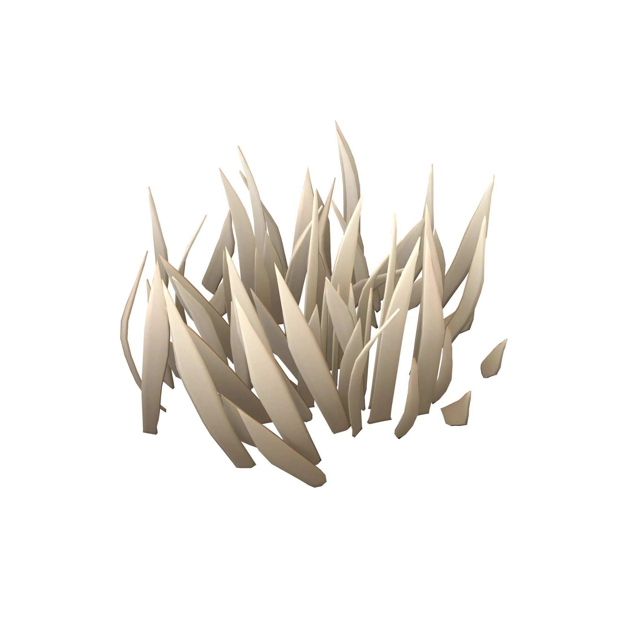 Cartoon Grass v2 004 Low-poly 3D model