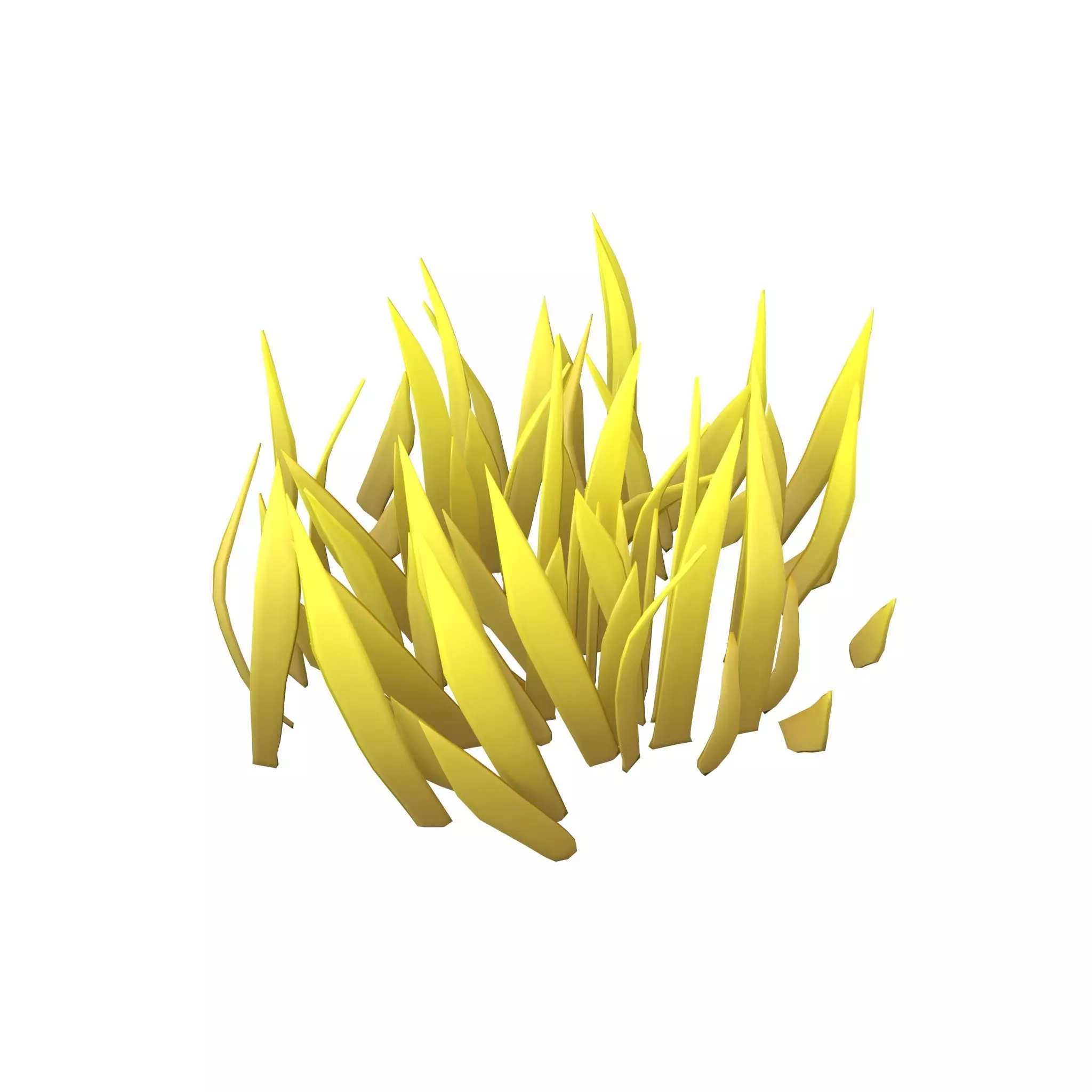 Cartoon Grass v2 005 Low-poly 3D model_0
