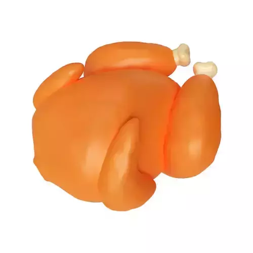 Cartoon Grilled Chicken