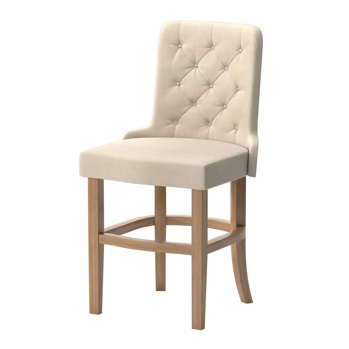 Dining chair beige Free 3D model