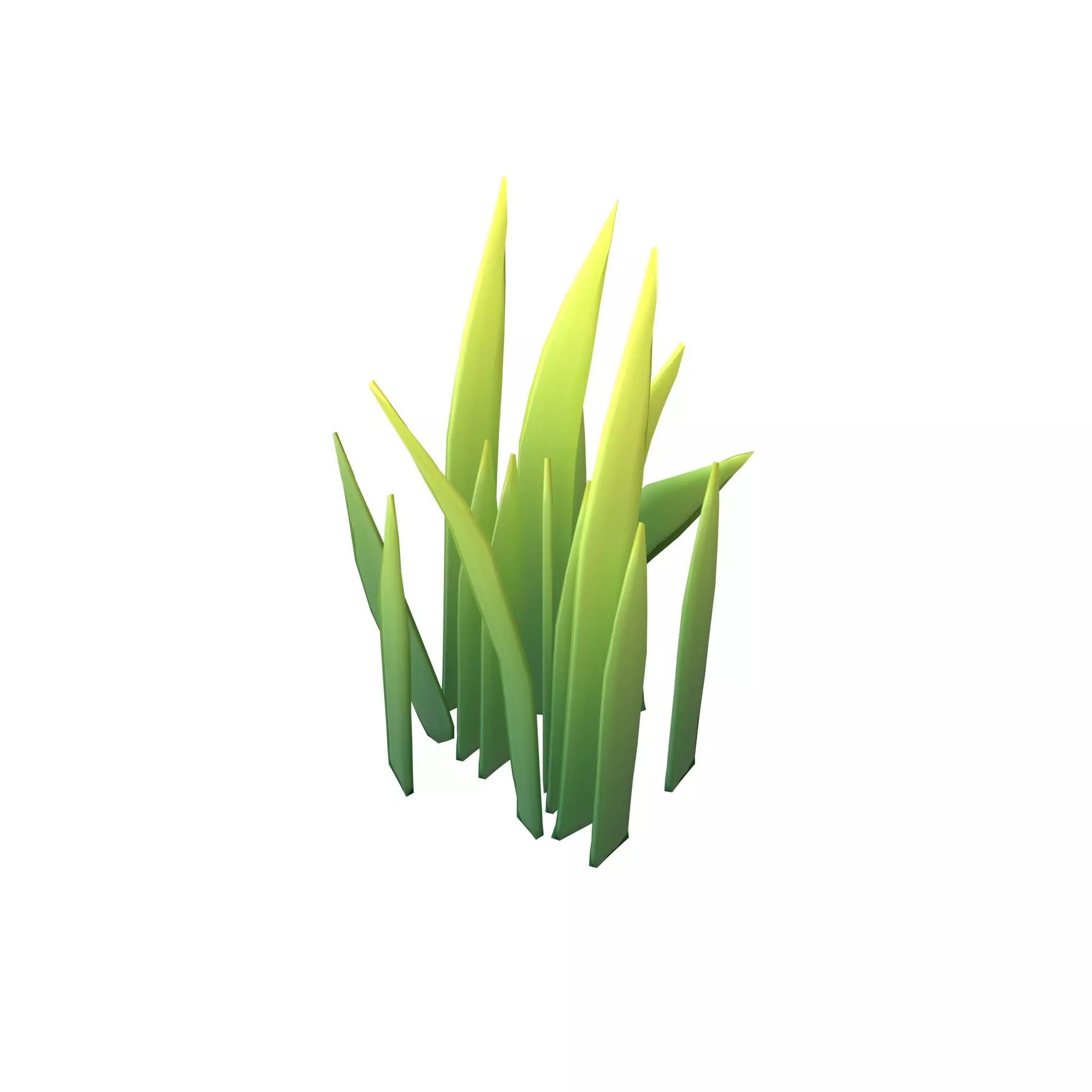Cartoon Grass v3 003 Low-poly 3D model_0