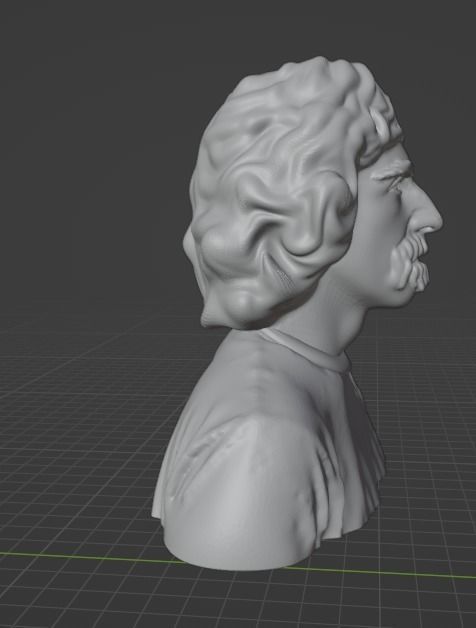 Frank Zappa 3D print model_14