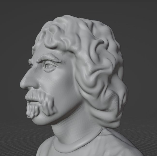 Frank Zappa 3D print model_7