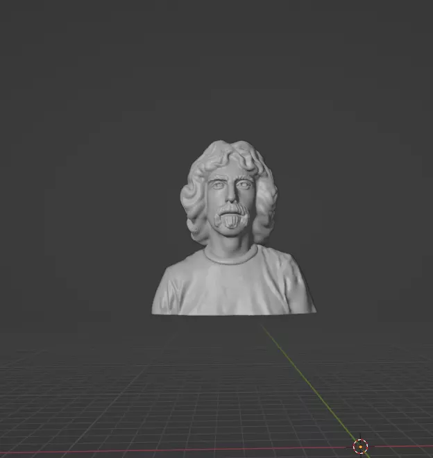 Frank Zappa 3D print model_0