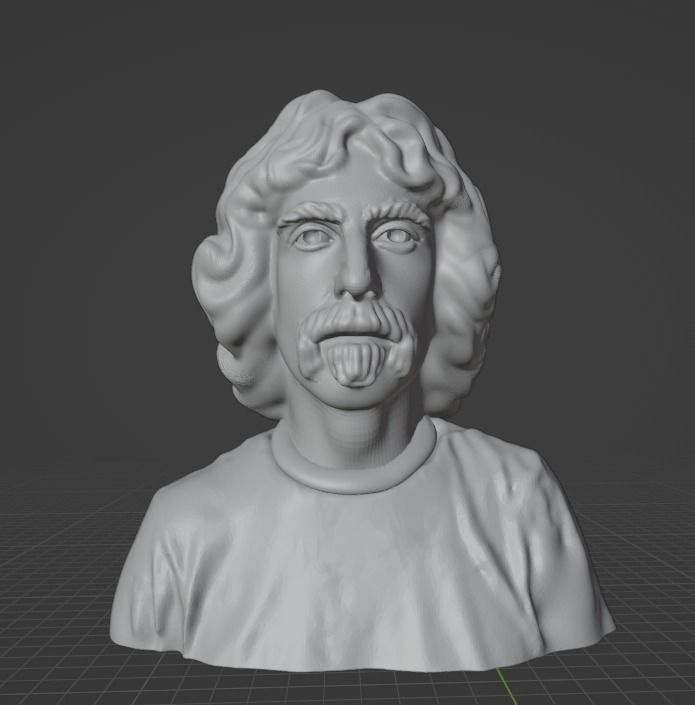 Frank Zappa 3D print model_12
