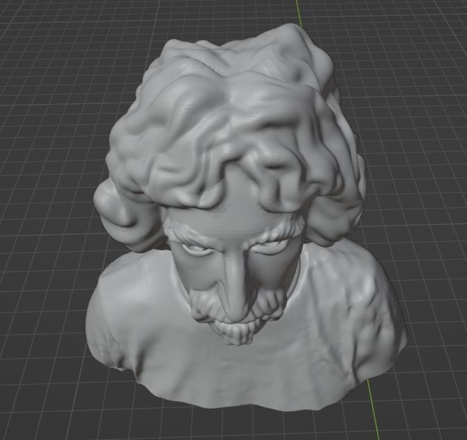 Frank Zappa 3D print model_17